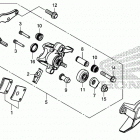 CRF1000D2 Стояночный тормоз