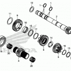 CRF1000D2 Transmission (mainshaft)