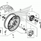 CBR650FA Переднее колесо