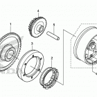 CRF110F Муфта стартера
