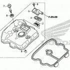 CMX300A Крышка головки цилиндров