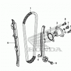 CRF450RX Цепь ГРМ и натяжитель