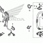 ST1300PA Рулевые переключатели и тросы