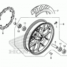 CBR500RA Переднее колесо