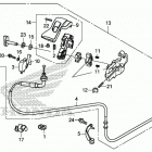 CTX700ND Parking brake lever