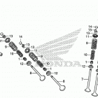 CBR300RA Распределительный вал и клапана