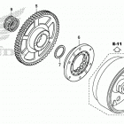 CTX700D Муфта стартера