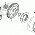 NC700JD Муфта стартера