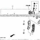 GL1800D Передний тормоз правый