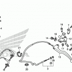 CTX700ND Рычаги,тросы и рулевые переключатели