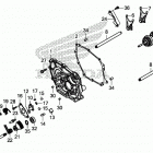 GL1800D Shift drum@shift fork