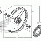 CRF250L Переднее колесо