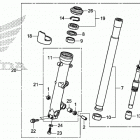 ST1300PA Передняя вилка