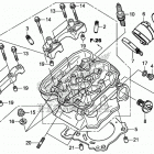 CMX300A Головка цилиндров