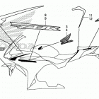 CBR500RA Наклейки