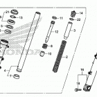 CB500FA Передняя вилка