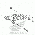 CRF110F Задние амортизаторы