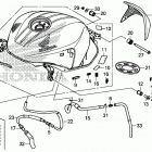 CB650FA Топливный бак