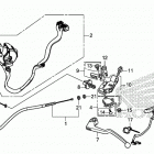 CBR1000S2 Рычаги,тросы и рулевые переключатели