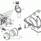 CB500FA Поддон картера и масляный насос