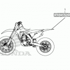 CRF450RX Наклейки