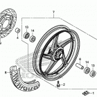 CB300FA Переднее колесо