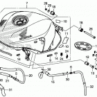 CBR650FA Топливный бак