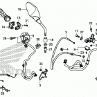 CB650FA Рычаги,тросы и рулевые переключатели