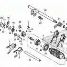 CRF1000D2 Gearshift drum (2)