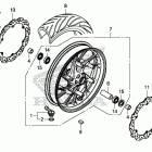CB650FA Переднее колесо