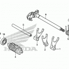 CB300FA Вилка переключения передач