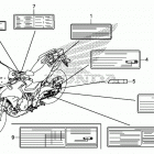 CB500X Лейбл предостережения