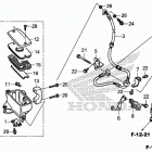 VT1300CXA Front brake master