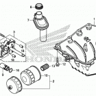 CB500X Поддон картера и масляный насос