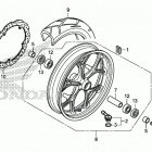 NC750XD Переднее колесо