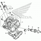 VT1300CX Передняя головка цилиндров