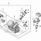 CTX700D Корпус Дросселя