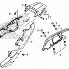 NC750XD Облицовка сидения
