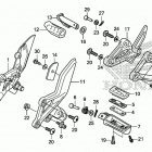 CBR300RA Подножки