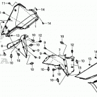 NC700JD Боковые обтекатели