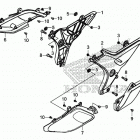 CTX700ND Боковые обтекатели