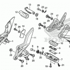 CB300FA Подножки
