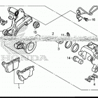 CBR1000S2 Задний суппорт