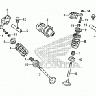 CRF125FB Распределительный вал и клапана