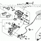 CBR650FA Задний суппорт