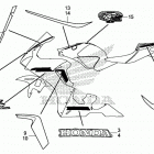 CBR1000S2 Наклейки