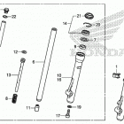 CRF110F Передняя вилка