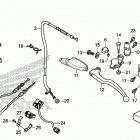 CRF250L Рычаги,тросы и рулевые переключатели
