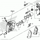 NC700JD Передний суппорт тормозной