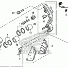 CTX700ND Передний суппорт тормозной